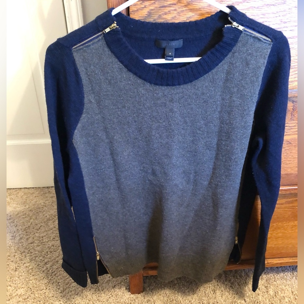 Jcrew color block sweater